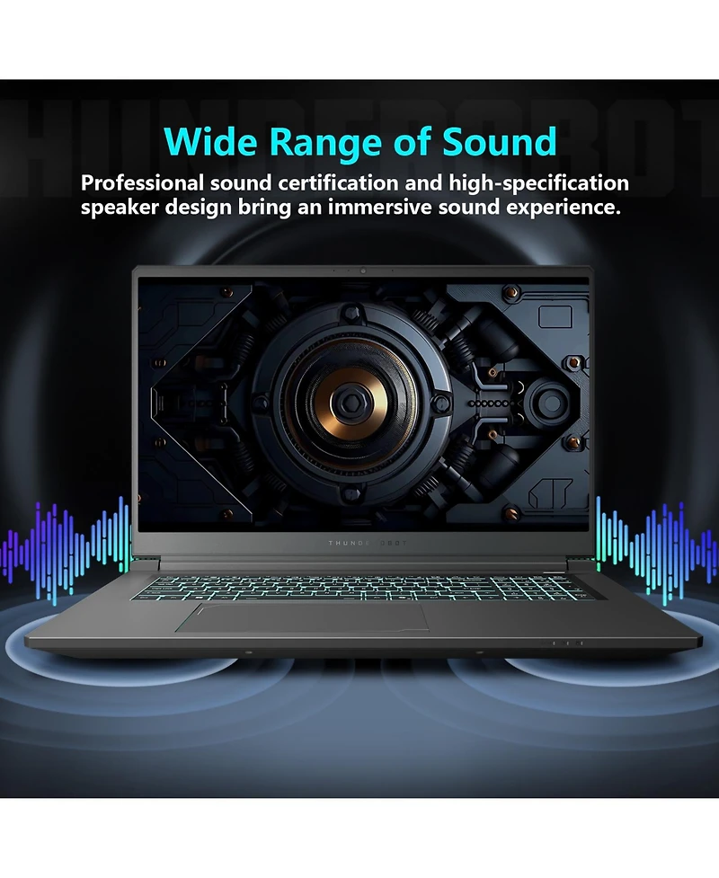 Thunderobot Storm 17.3" Traditional Laptop Intel Core i7 16GB Ram Nvidia GeForce Rtx 5070 1TB Ssd Storage Windows 11 Home 165Hz