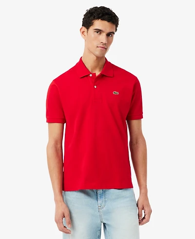 Lacoste Men's L.12.12 Classic-Fit Short-Sleeve Pique Polo Shirt