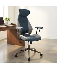 Gouun Ergonomic Office Chair with 2D Headrest and Rocking Backrest