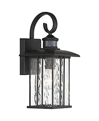 John Timberland Deaver 15 1/2" High Farmhouse Rustic Outdoor Wall Light Fixture Mount Porch House Motion Sensor