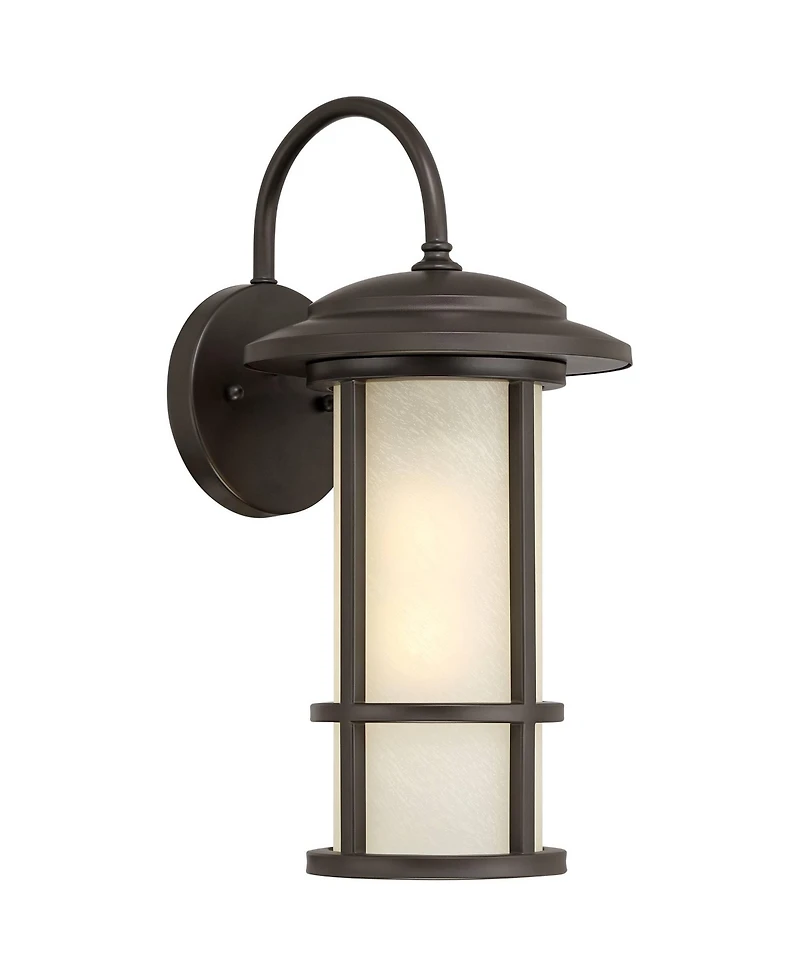 John Timberland Cressona 15 1/2" High Oil-Rubbed Bronze Outdoor Wall Light