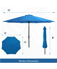 Mondawe Market Patio Umbrella with Crank and Tilt (No Base)