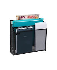 Gnuadz Vertical File Storage Desktop Organizer Metal Mesh Single