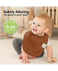 KeaBabies 8pk Quin Baby Bibs for Drooling and Teething, Cotton Drool Bibs, Newborn Boys, Girls