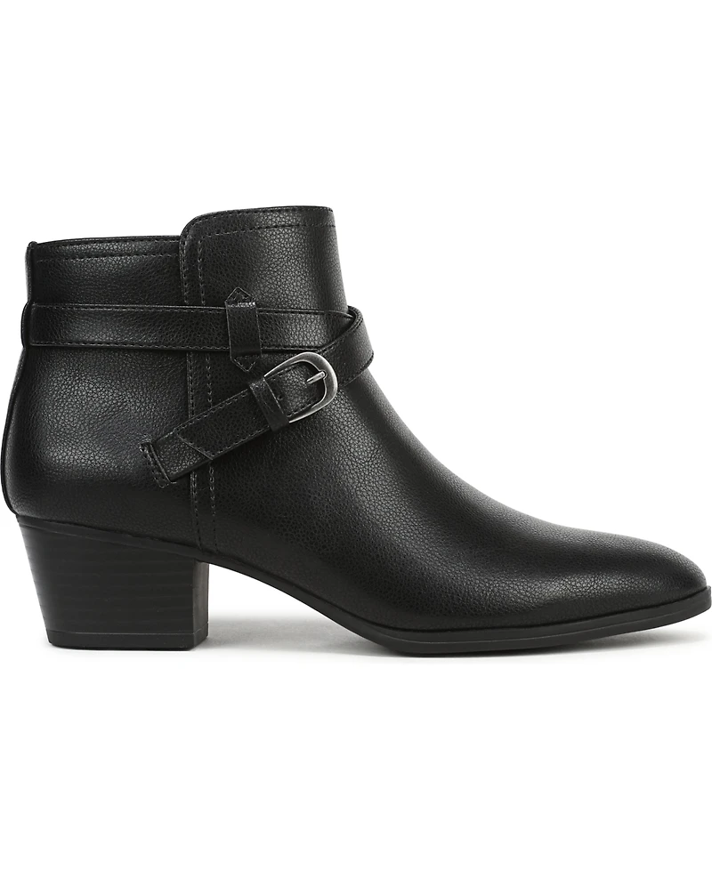 LifeStride Women's Oaklyn Zip Short Pointed Toe Booties