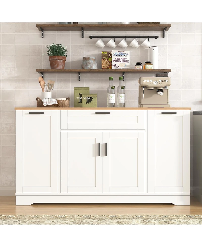 Streamdale Furniture Storage Sideboard/Extendable Dining Table