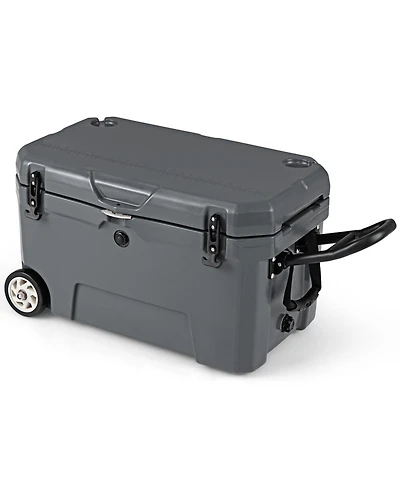 Gouun 52-Quart Portable Hard Cooler with 6-Day Ice Retention, Heavy-Duty Wheels and Extended Handle