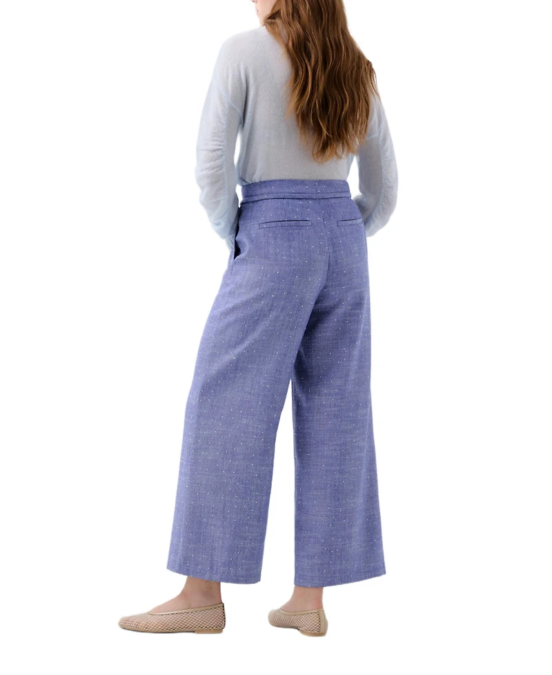Scalpers Women's Linen Studs Pant