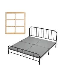 Gouun Wood Bunkie Board for Mattress Support with Breathable Cover
