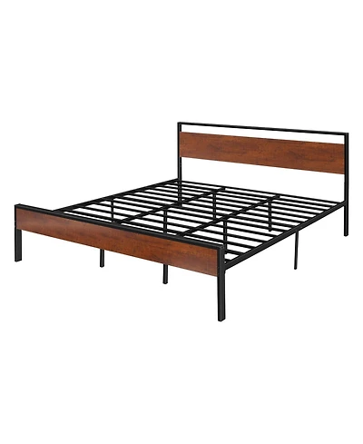 Gouun Platform Bed Frame with Storage and Noise Free Design