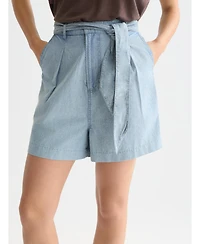 Scotch & Soda Women's and Lightweight Indigo Shorts