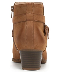 LifeStride Women's Oaklyn Zip Short Pointed Toe Booties