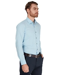 Alfani Men's Geometric Print Slim-Fit Dress Shirt, Macy's Exclusive