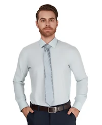 Alfani Men's Slim-Fit Performance Solid Dress Shirt, Macy's Exclusive