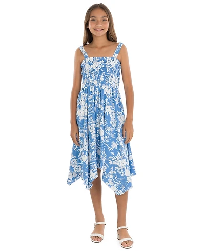 Speechless Girls' 7-16 Sleeveless Smocked Bodice Dress