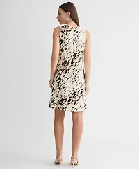 Kasper Women's Printed Shift Dress