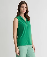 Kasper Women's V-Neck Sleeveless Top
