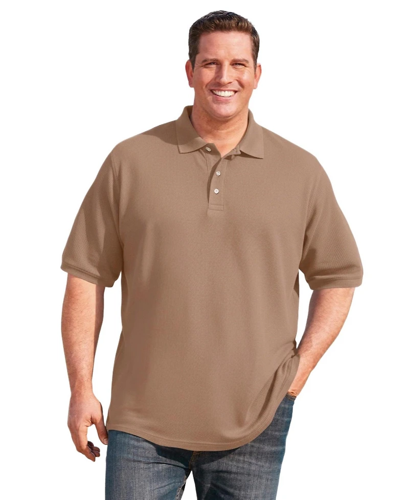 KingSize Big & Tall Ribbed Polo