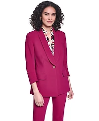 Karl Lagerfeld Paris Women's Long-Sleeve Shoulder Padded Jacket