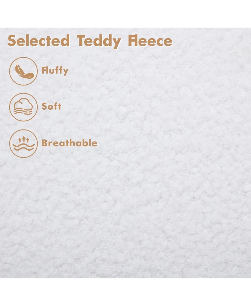 gaomon Counter Height Bar Stools Set of 2, 360degree Swivel Upholstered Barstools for Kitchen Island