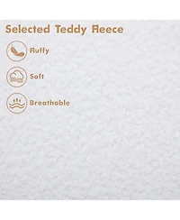 gaomon Counter Height Bar Stools Set of 2, 360degree Swivel Upholstered Barstools for Kitchen Island