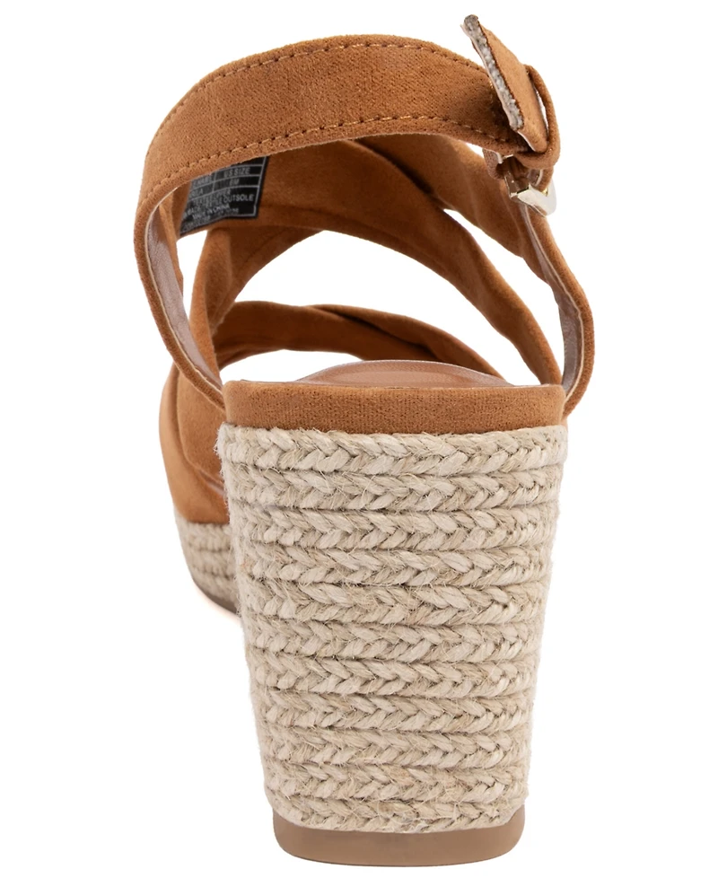 Jones New York Women's Harila Strappy Espadrille Wedge Sandals
