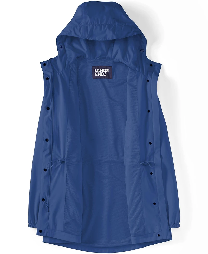 Lands' End Women's Squall Packable Waterproof Raincoat