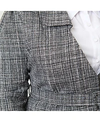 Unique Vintage Plus 1940s Tweed Belted Jacket