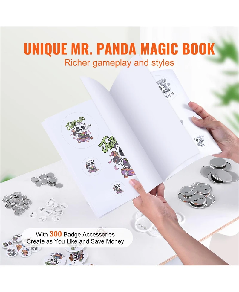 Yobtop Button Maker Machine