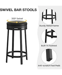 gaomon Dining Chair Swivel Bar Stools Set of 2 for Kitchen Dining Room