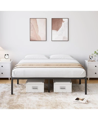 homfan 6INCH Full Heavy Duty Metal Bed Frame