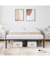 homfan 6INCH Full Heavy Duty Metal Bed Frame
