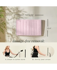 Nestl Velvet Headboard, wall mounted, peel and stick, easy assemble