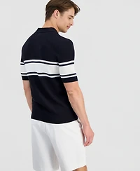 Hugo by Boss Men's Sholton Colorblock Zipper Polo Shirt