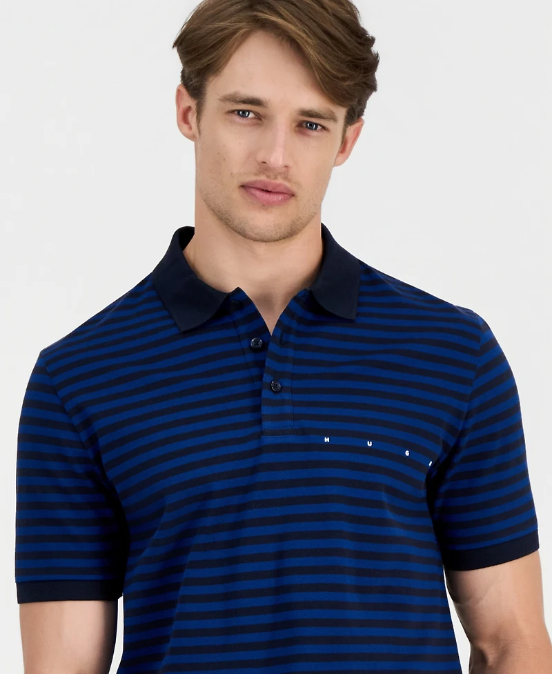 Hugo by Boss Men's Demspolo Striped Polo Shirt