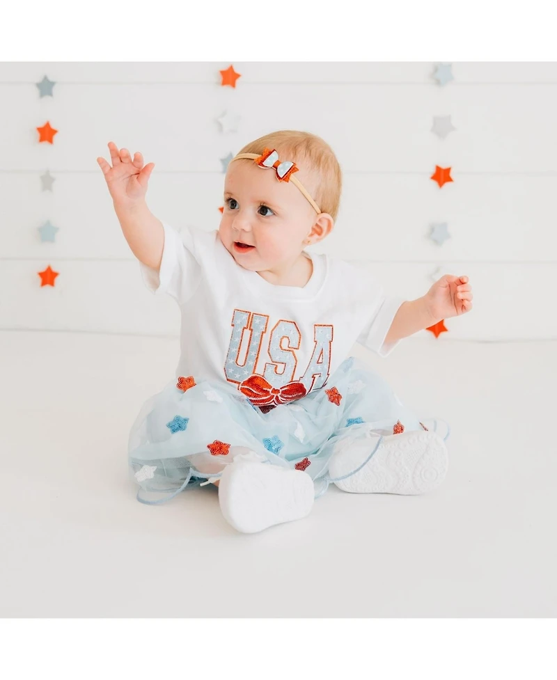 Sweet Wink Big Girls Usa Sequin Stars Tutu