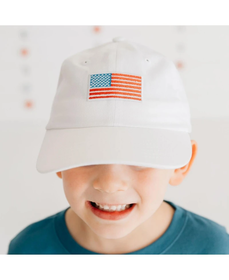 Sweet Wink Boys American Flag Patch Baseball Hat