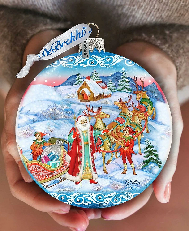 G.DeBrekht Limited Edition Oversized Beloved Courier Glass Ornament