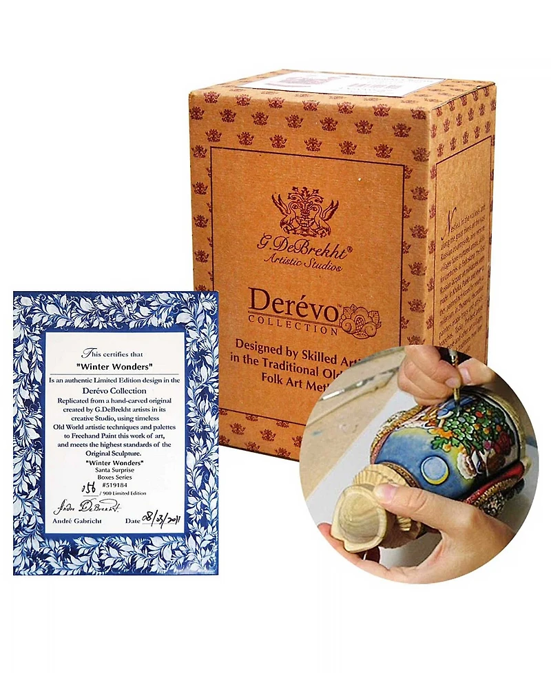 G.DeBrekht Three Kings Santa Figurine