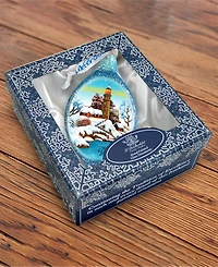 G.DeBrekht Lighthouse Glass Ornament Holiday Splendor