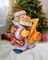 G.DeBrekht Mini Jazzman Santa Figurine