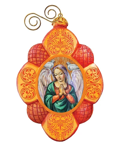 G.DeBrekht Hand Painted Virgin Mary Scenic Ornament
