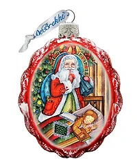G.DeBrekht Christmas Night Glass Ornament - Set of 3