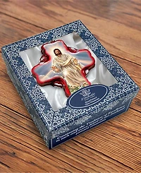 G.DeBrekht Jesus Resurrections Icon Cross Holiday Ornament