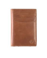 Johnston & Murphy Men's Hunter Glazed Magnetic Money Clip Wallet