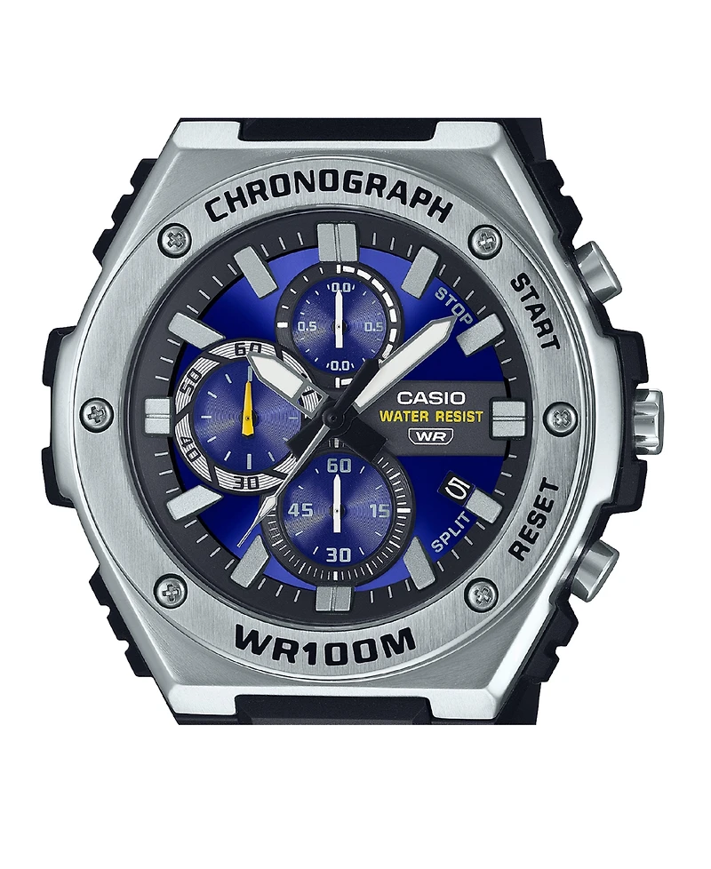 Casio Men's Chronograph Black Resin Strap Watch 51mm