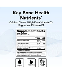 Theralogix TheraCal D4000 - Bone Health Support Supplement with Calcium, Magnesium, Vitamin D3, Vitamin K2 and Boron - 90-Day Supply - Nsf Certified