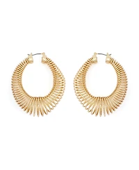 Robert Lee Morris Soho Gold Coiled Hoop Earrings