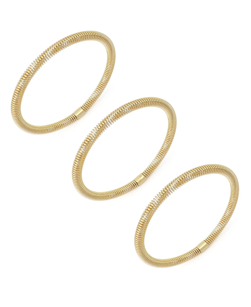 Robert Lee Morris Soho Coiled Bangle Bracelet Set