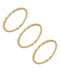 Robert Lee Morris Soho Coiled Bangle Bracelet Set